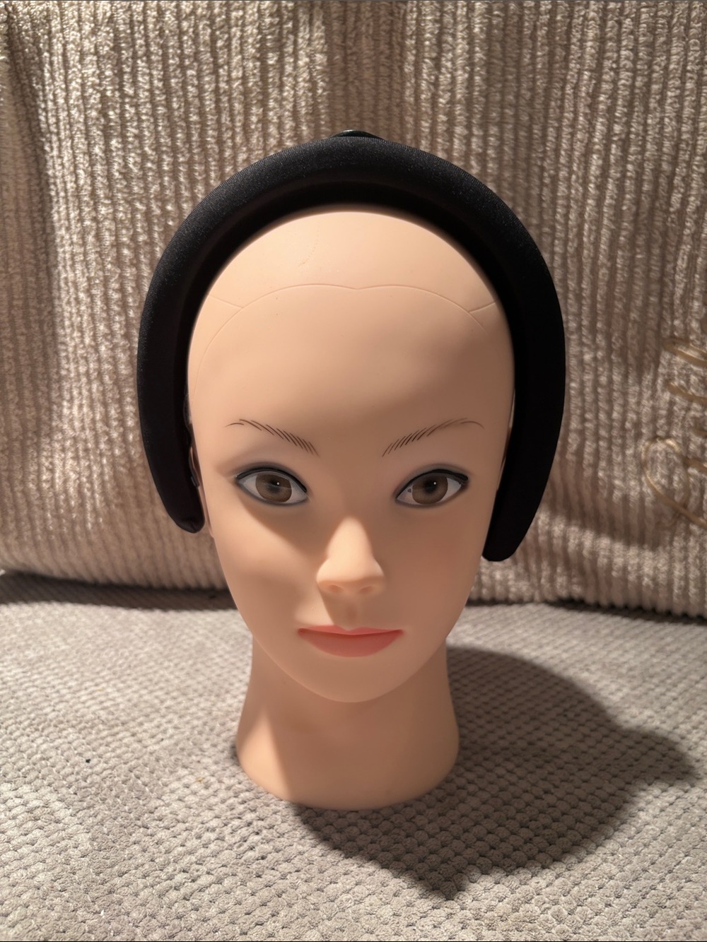 Women's Black Padded Headband - Sleek Everyday Style